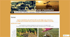 Desktop Screenshot of ancientadventurescambodia.com